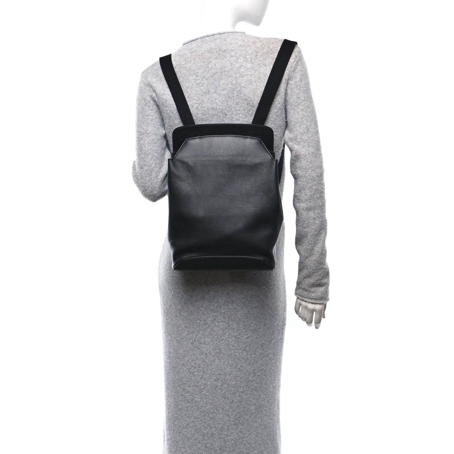 Nappa Moulded Backpack Black