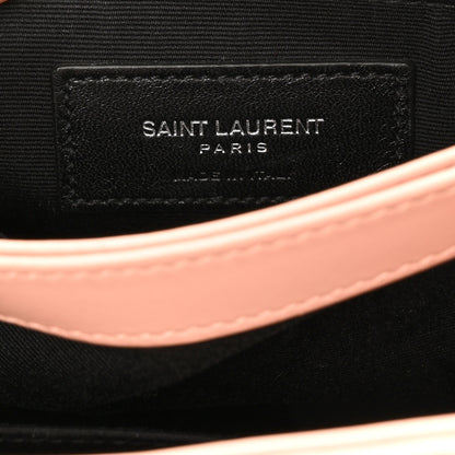 Saint Laurent Calfskin Y Quilted Monogram Toy Loulou Crossbody Bag Tender Pink 6 of 11