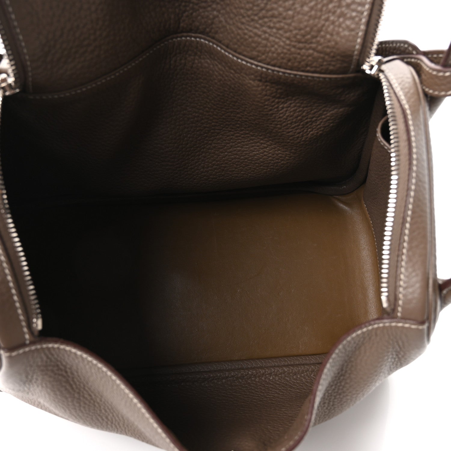 Hermes Taurillon Clemence Lindy 30 Etoupe 5 of 10