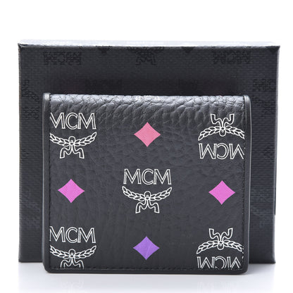 MCM Skyoptic Visetos ID Wallet Spectrum Diamond Black 8 of 8