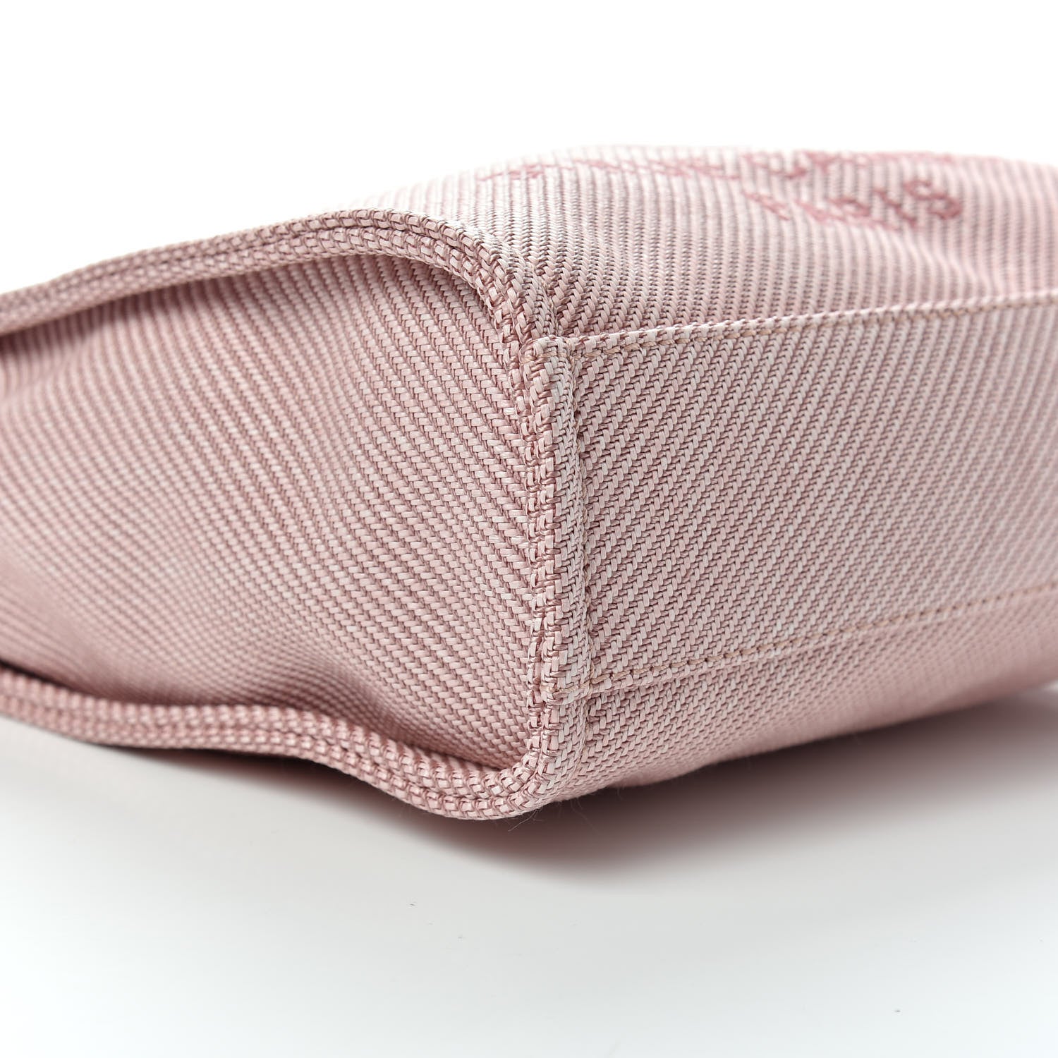 Chanel Mixed Fibers Calfskin Mini Deauville Tote Rose Pink 5 of 9
