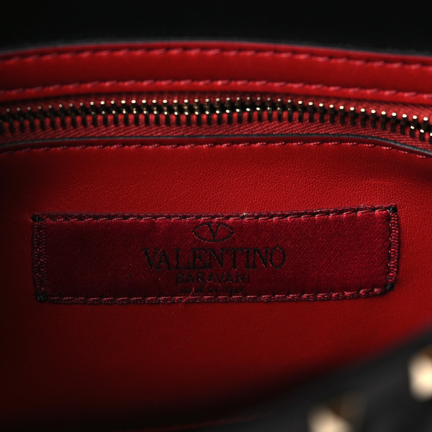 Valentino Garavani Lambskin Medium Rockstud Spike Shoulder Bag Black 6 of 8