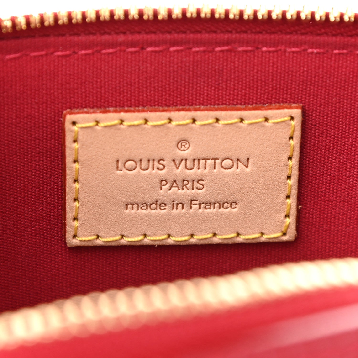 Louis Vuitton Vernis Alma BB Pomme D'Amour 6 of 8