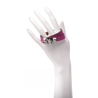 Hermes Swift Rivale Double Tour Bracelet T1 Magnolia 2 of 6