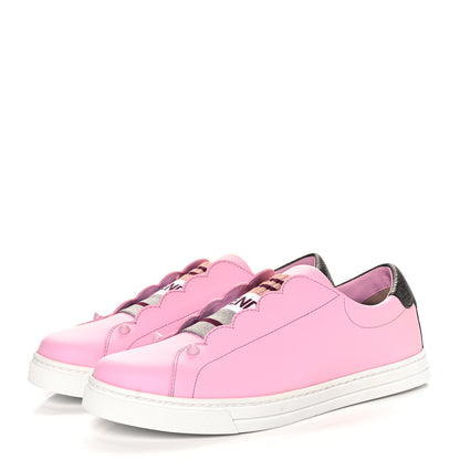 Fendi Vitello Lurex Rockoclick Slip On Sneakers 38 Lavanda 3 of 9