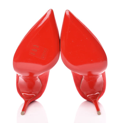 Christian Louboutin Veau Velours Pigalle Follies 100 Pumps 36.5 Oeillet 5 of 9