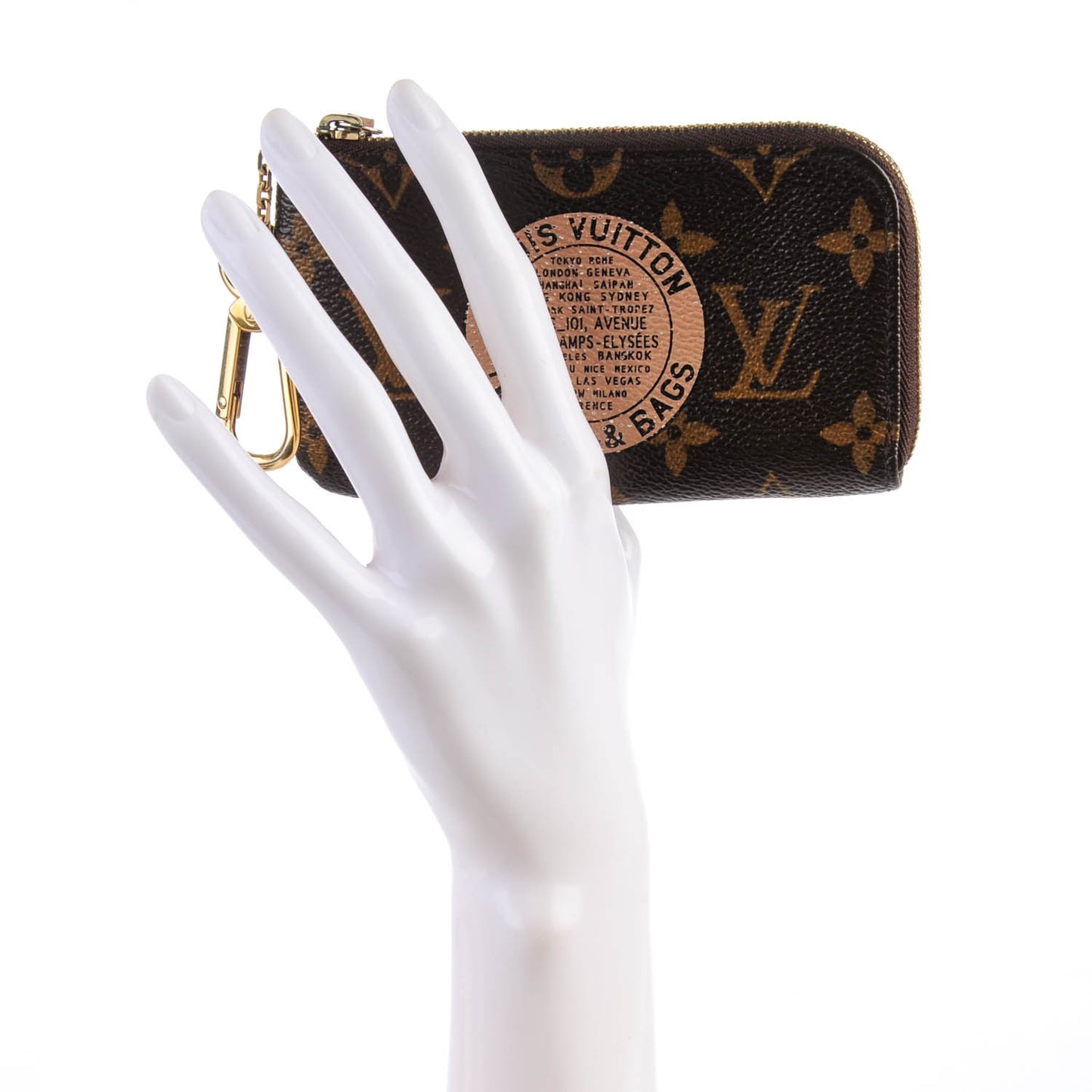 Monogram Complice Trunks and Bags Key Pouch Beige
