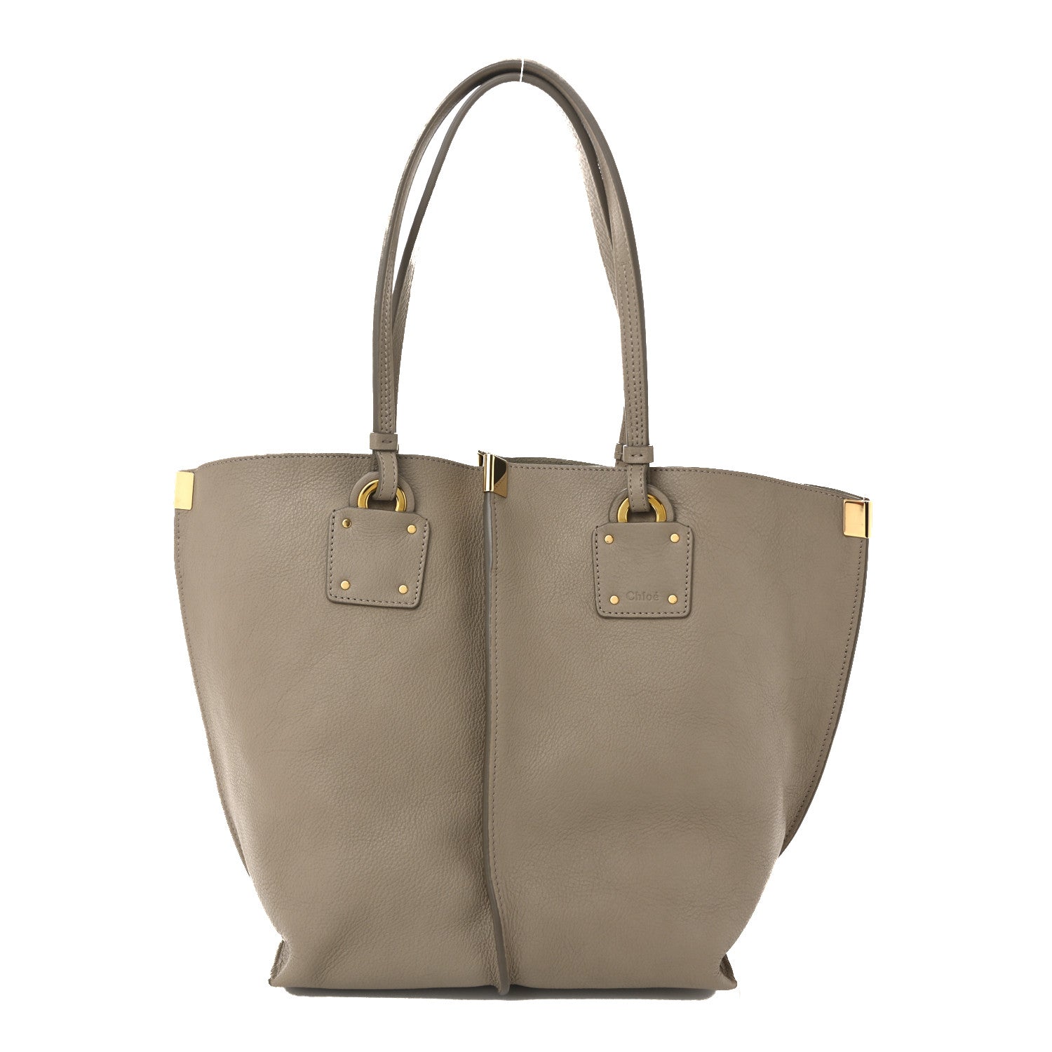 Chloe Smooth Calfskin Medium Vick Tote Motty Grey 1 of 11