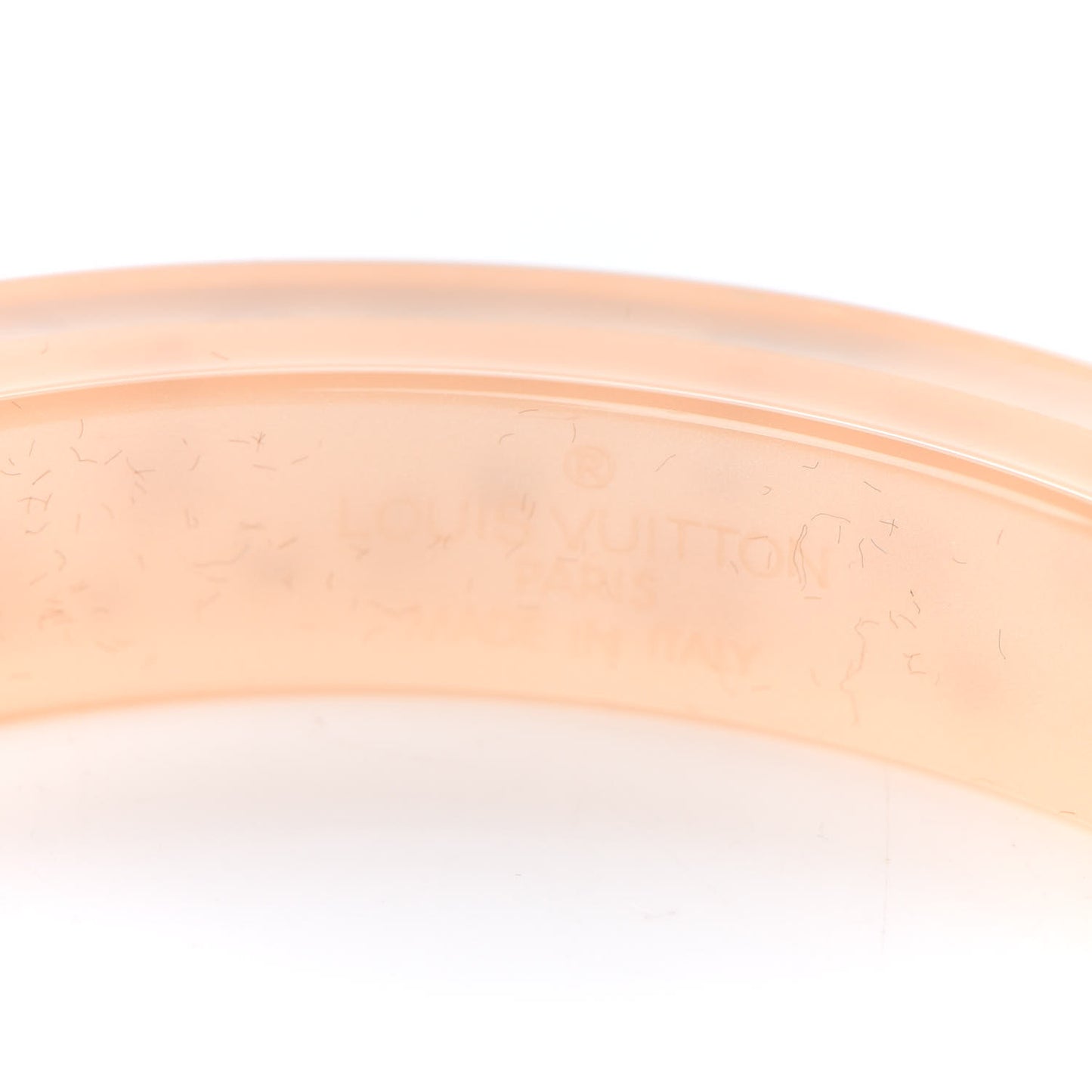 Resin Swarovski Inclusion Art Deco TPM Bracelet M Beige