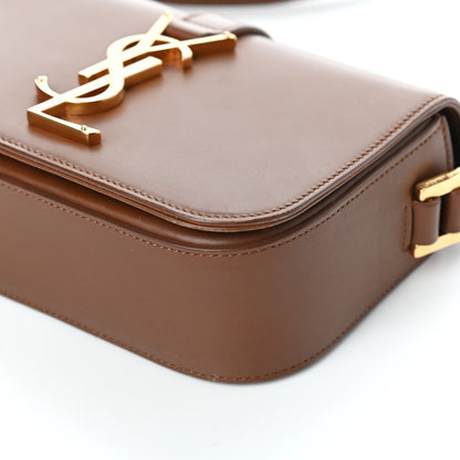 Saint Laurent Smooth Calfskin Small Monogram Université Shoulder Bag Dark Beige 8 of 8