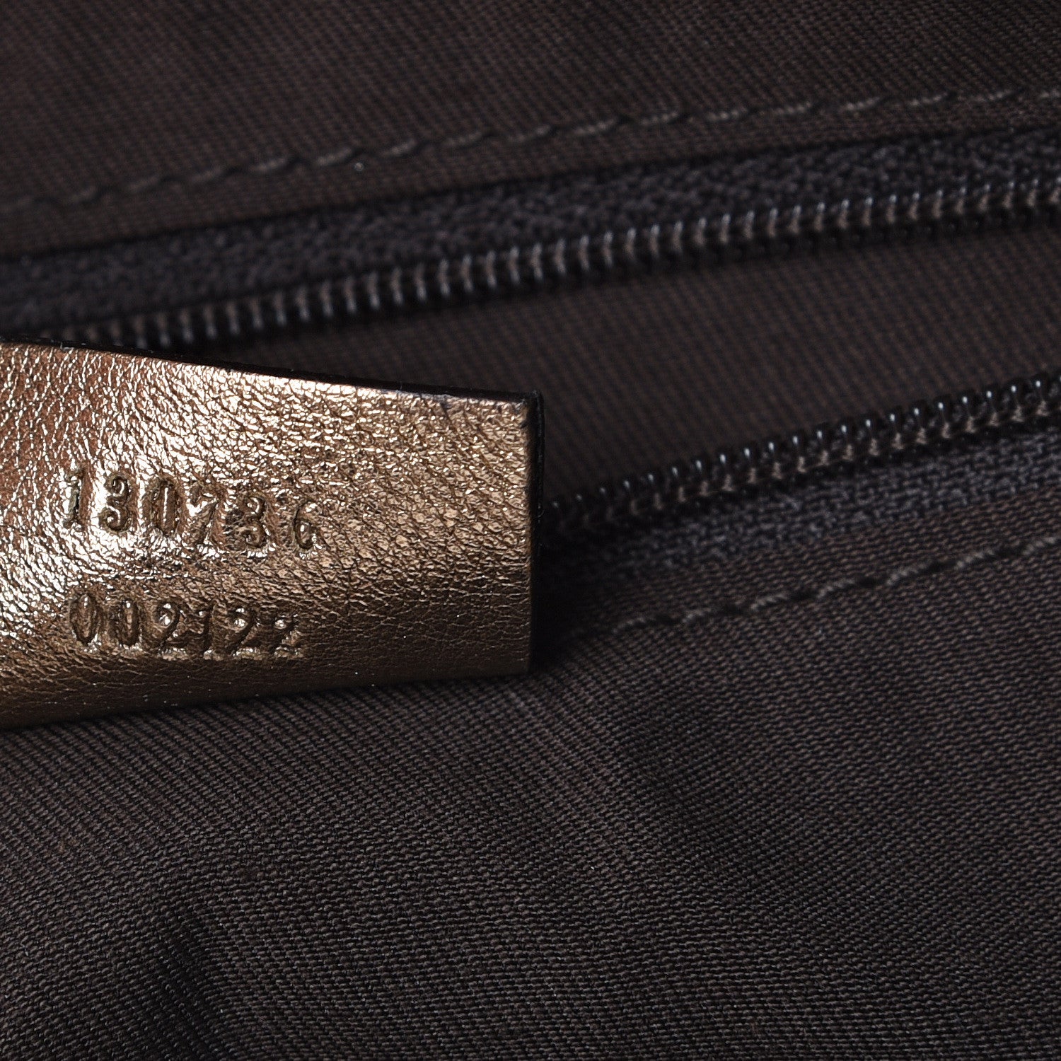 Gucci Satin Monogram Medium Abbey Shoulder Bag Bronze 6 of 9