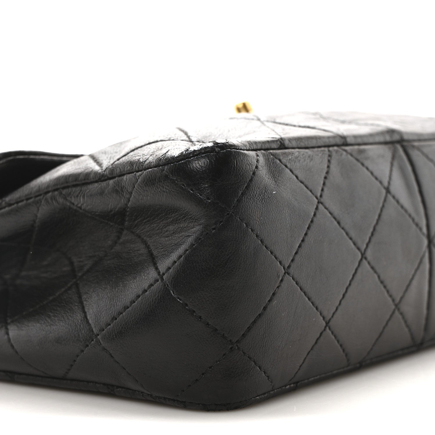 Chanel Lambskin Quilted Mini Square Flap Black 8 of 11