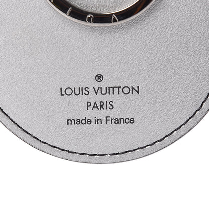 Louis Vuitton Metallic Monogram LV Bag Charm Key Holder Silver 3 of 6