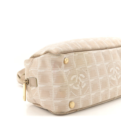 Chanel Nylon Travel Bowler Beige 9 of 12