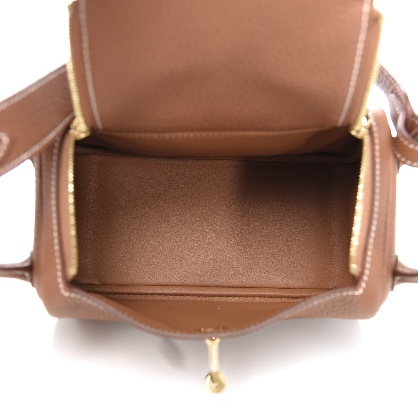 Taurillon Clemence Mini Lindy 20 Gold