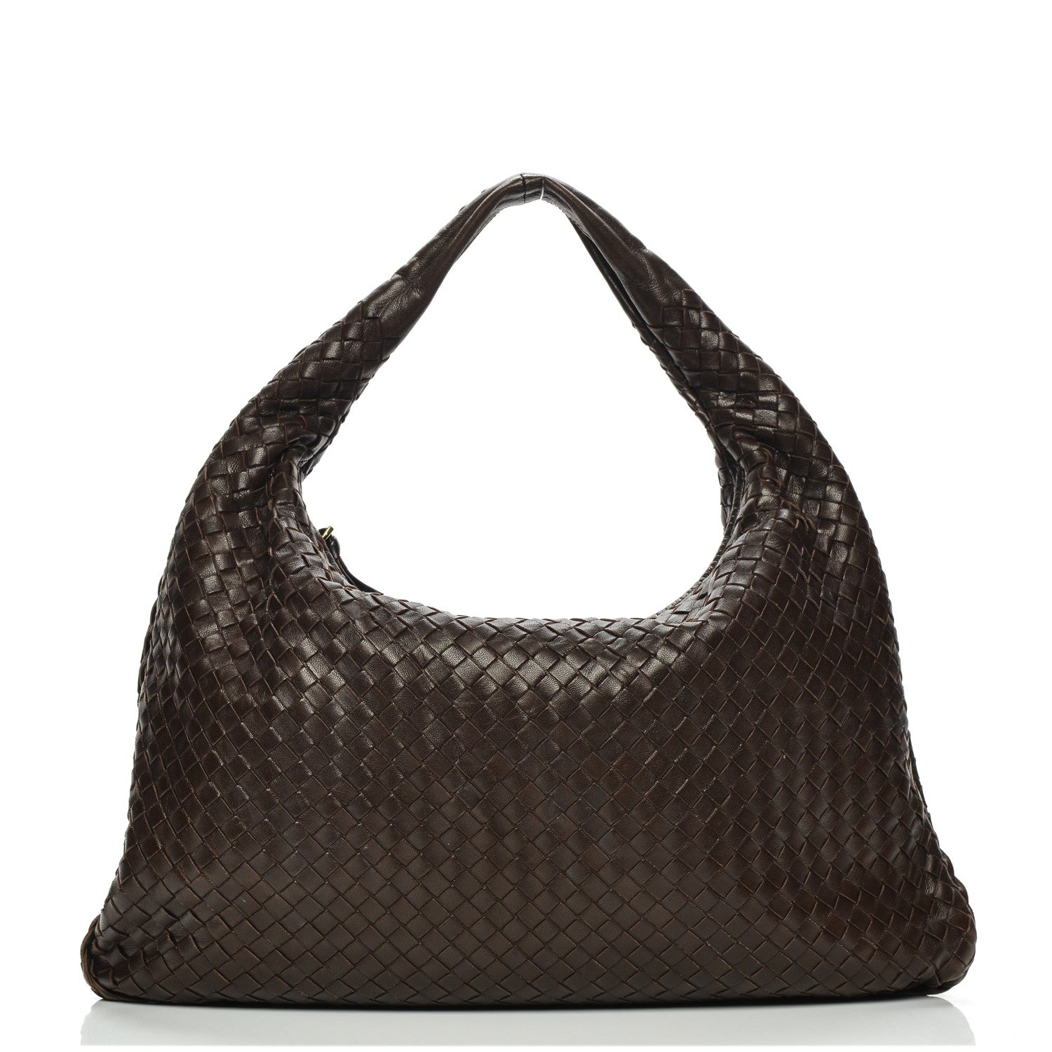 Bottega Veneta Nappa Intrecciato Large Veneta Hobo Ebano 1 of 10