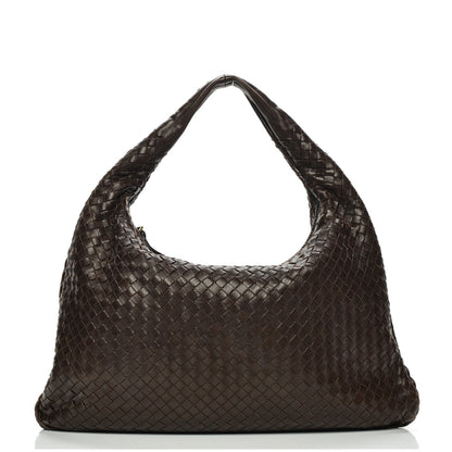 Bottega Veneta Nappa Intrecciato Large Veneta Hobo Ebano 1 of 10