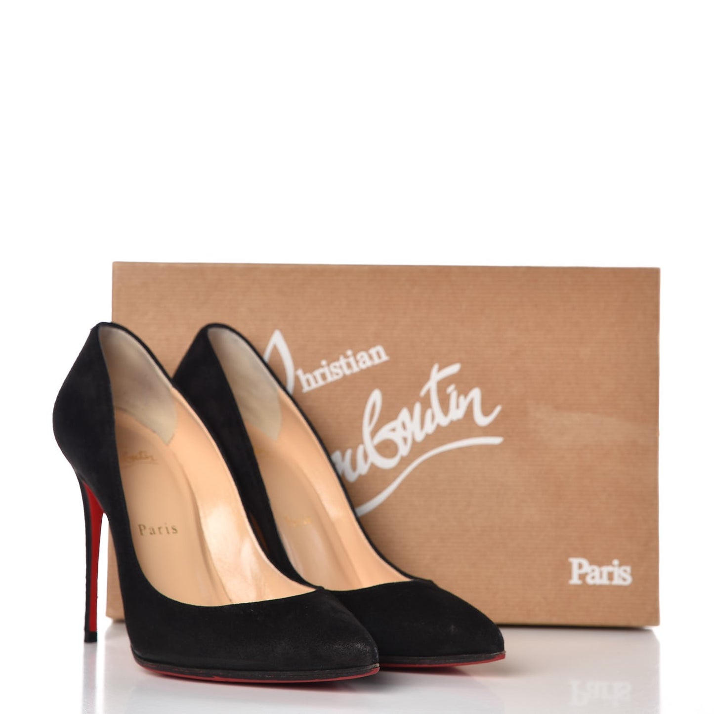 Suede Pigalle Follies 100 Pumps 36.5 Black