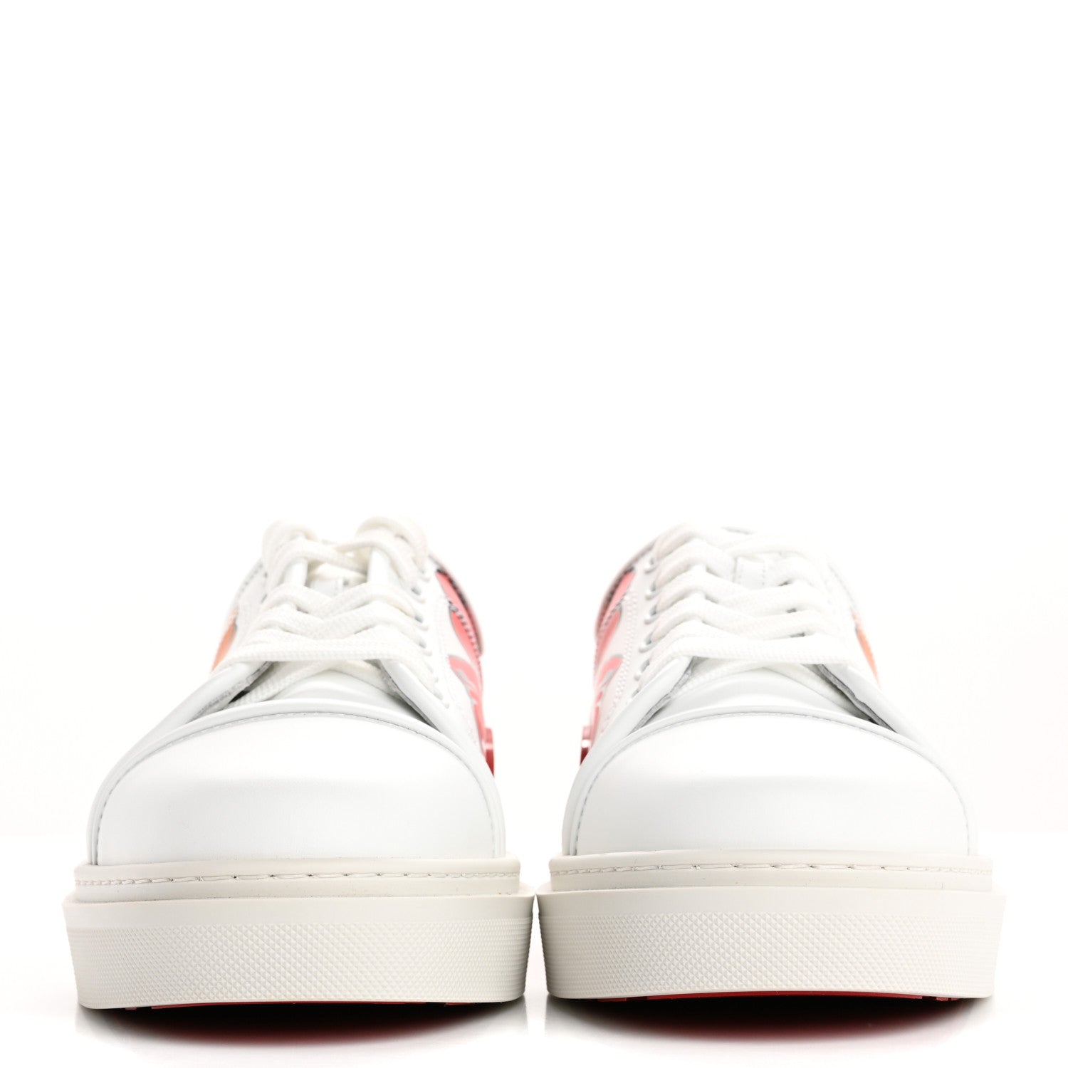 Christian Louboutin x Shun Sudo Adolon Junior Button Flower Low Top Mens Sneaker 40.5 White Multicolor 3 of 12