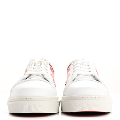 Christian Louboutin x Shun Sudo Adolon Junior Button Flower Low Top Mens Sneaker 40.5 White Multicolor 3 of 12