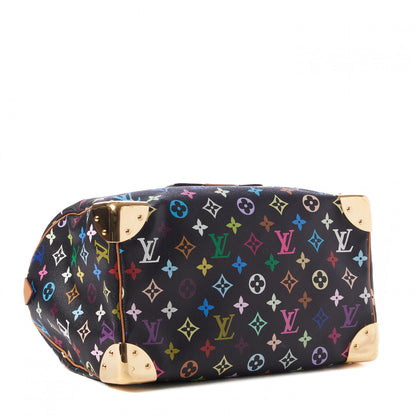 Louis Vuitton Monogram Multicolor Speedy 30 Black 4 of 8