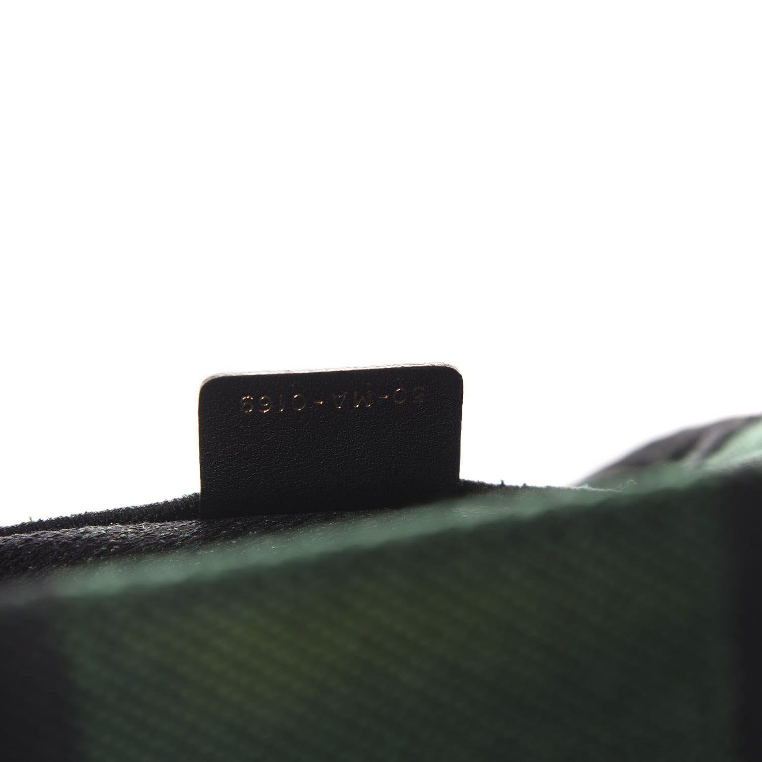 Christian Dior Canvas Embroidered Checkered Book Tote Black Green 9 of 10