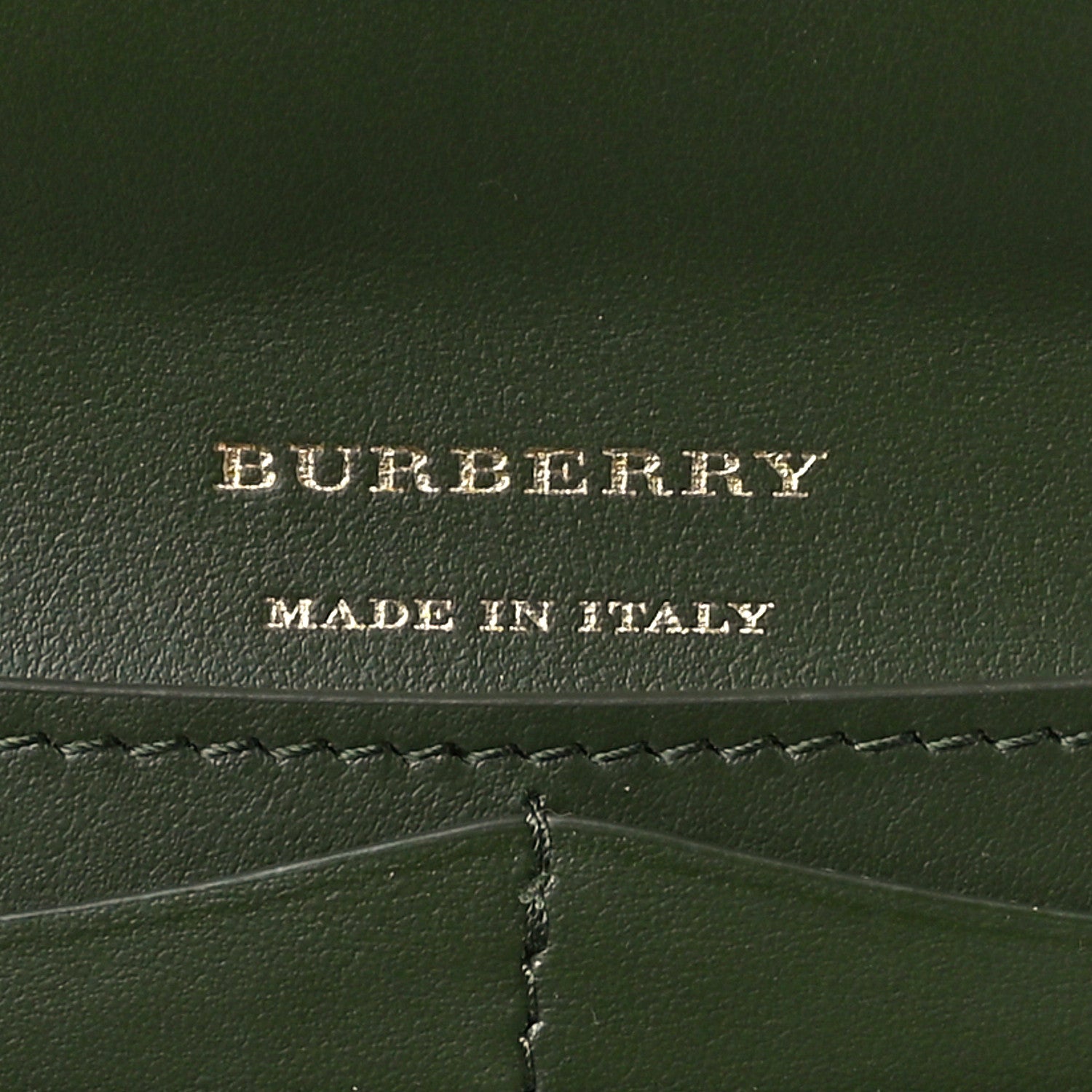 Burberry Goatskin D-Ring Continental Wallet Silver 6 of 7