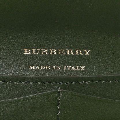 Burberry Goatskin D-Ring Continental Wallet Silver 6 of 7