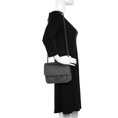 Chanel Calfskin Quilted Mini French Riviera Flap Grey 2 of 10