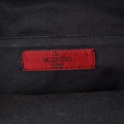 Valentino Garavani Vitello Medium Rockstud Backpack Black 6 of 13
