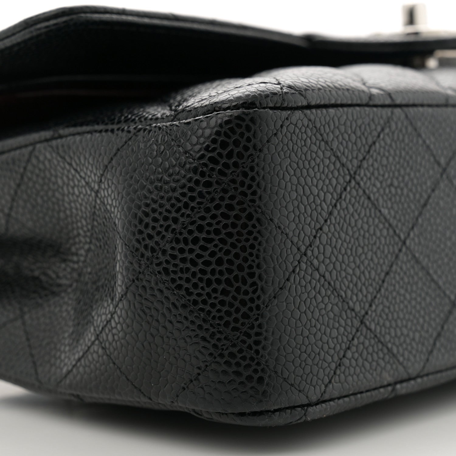 Chanel Caviar Quilted Medium Double Flap Black 9 of 10