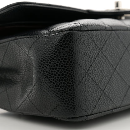 Chanel Caviar Quilted Medium Double Flap Black 9 of 10