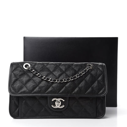 Chanel Caviar Quilted Medium French Riviera Flap Black 15 of 15