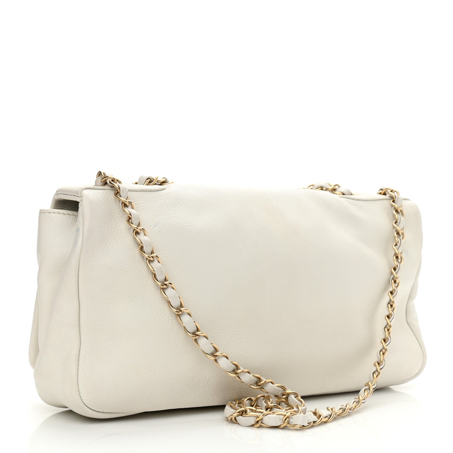 Chanel Calfskin Metal Mosaic Flap White 3 of 12