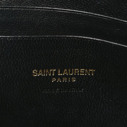 Saint Laurent Calfskin Matelasse Monogram Mini Lou Camera Bag Dark Beige 6 of 11
