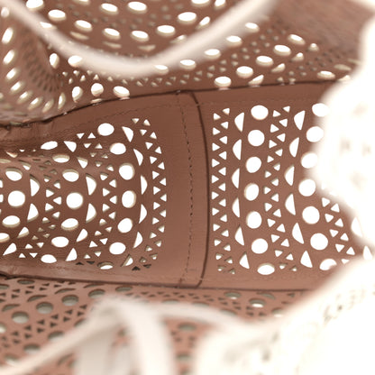 Alaia Lux Calfskin Vienne Rose-Marie 19 Bag White 5 of 11
