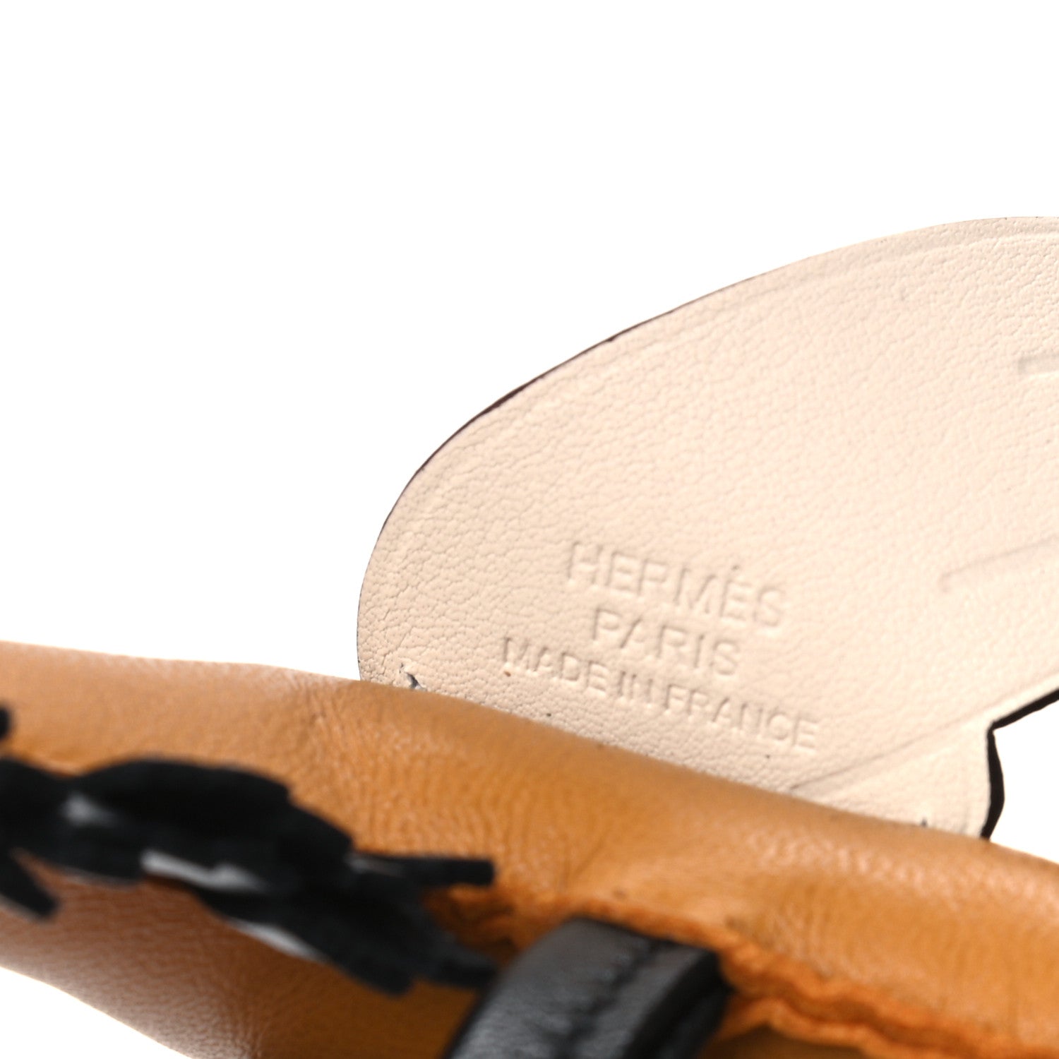 Hermes Milo Lambskin Grigri Rodeo Pegase Horse Bag Charm PM Sesame Black Nata 3 of 4