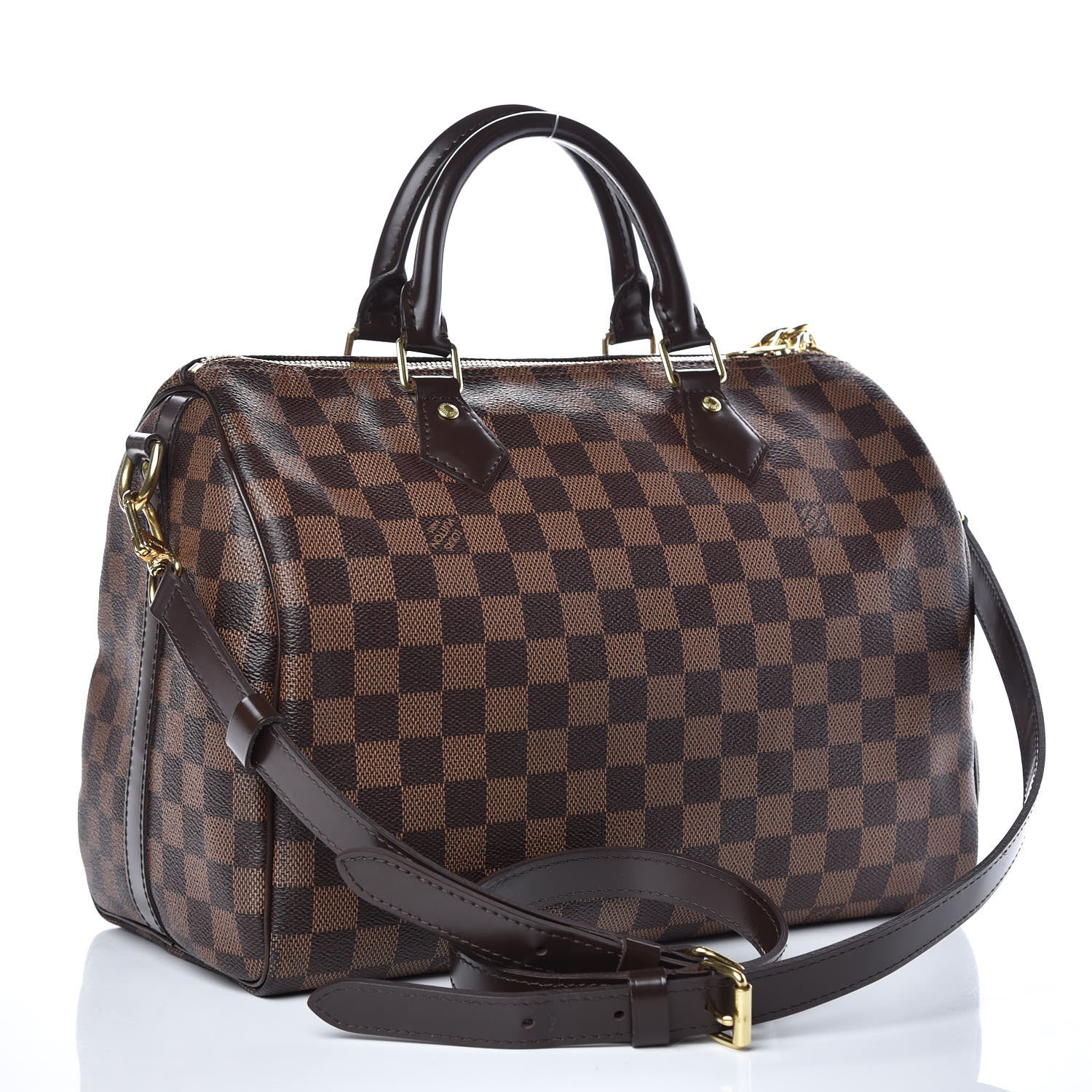 Louis Vuitton Damier Ebene Speedy Bandouliere 30 3 of 14