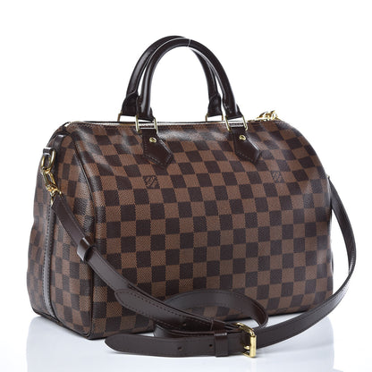Louis Vuitton Damier Ebene Speedy Bandouliere 30 3 of 14