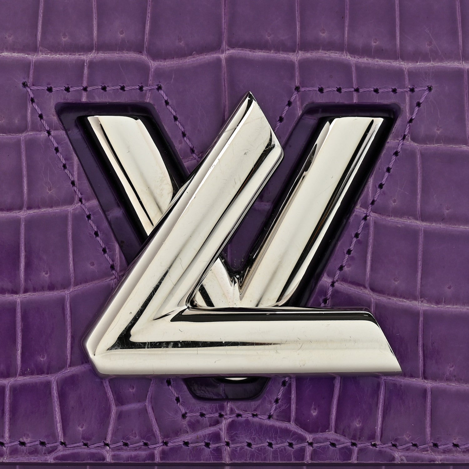 Louis Vuitton Crocodile Twist Wallet Purple 10 of 11