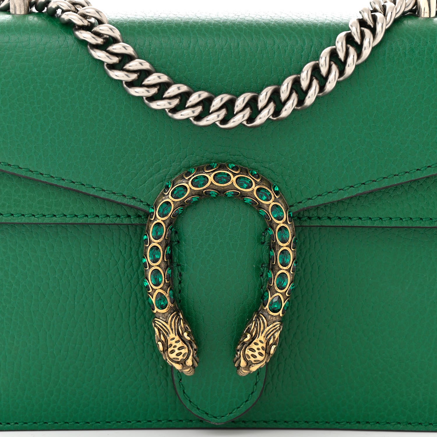 Gucci Calfskin Mini Dionysus Shoulder Bag Emerald 8 of 10