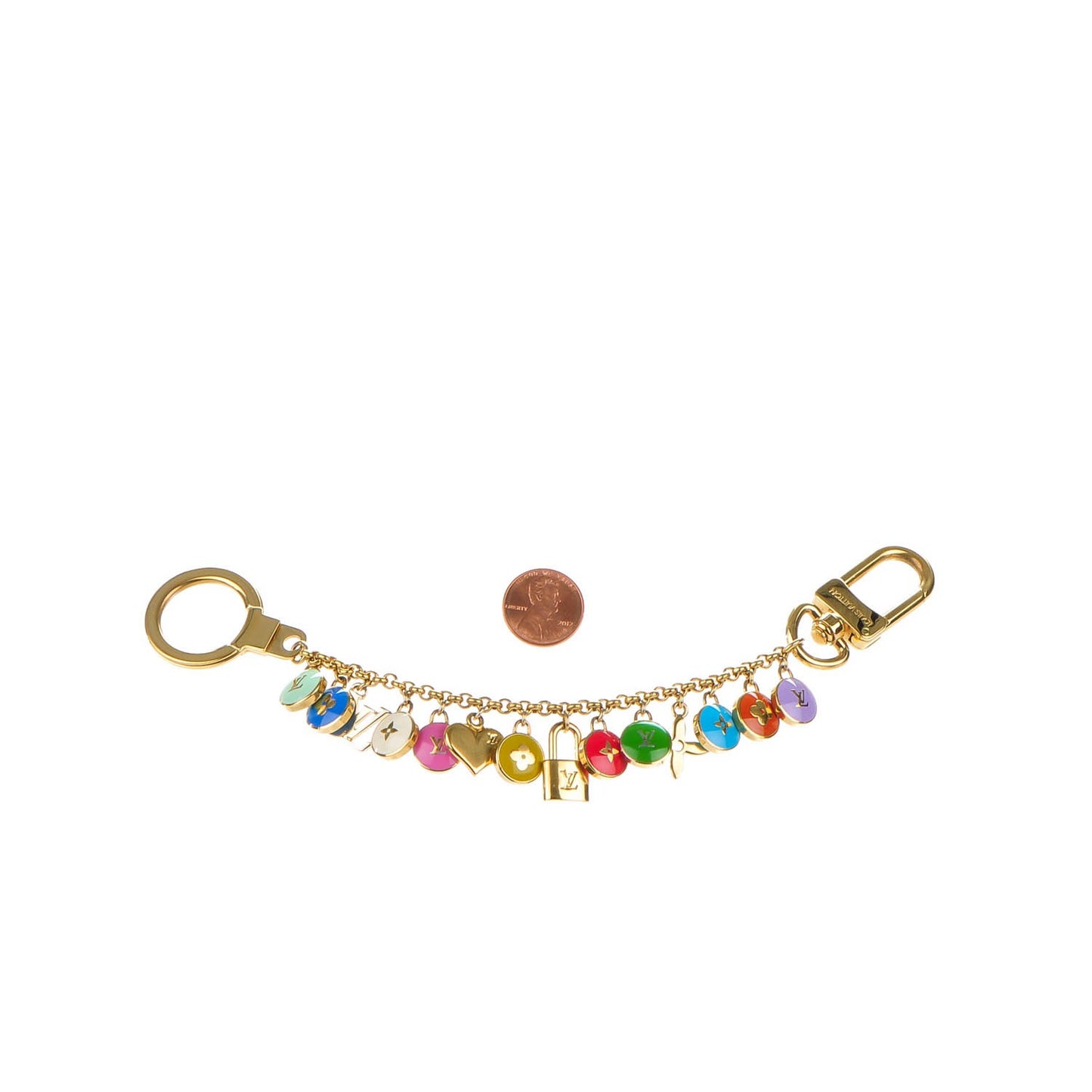 Pastilles Key Chain Bag Charm Multicolor
