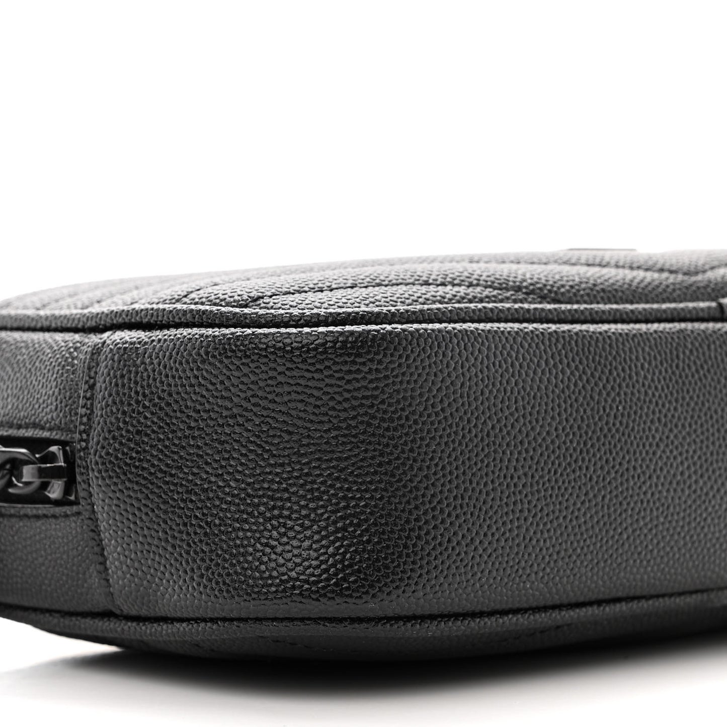 Grain De Poudre Matelasse Monochrome Monogram Mini Lou Camera Bag Black