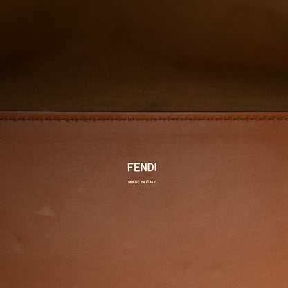 Fendi Vitello King Plexiglass Medium Fendi Sunshine Shopper Tote Cuoio 7 of 10