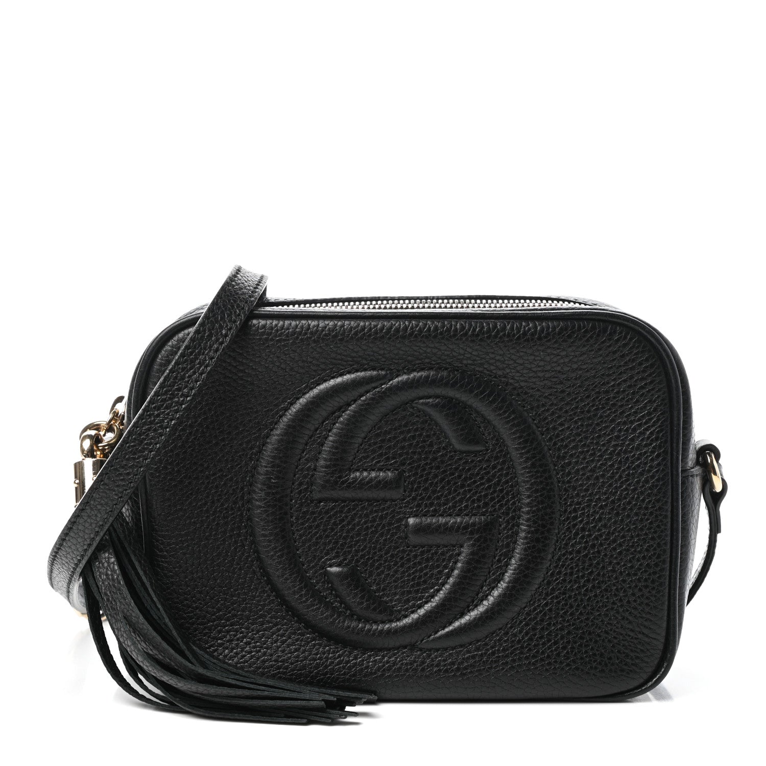 Gucci Pebbled Calfskin Small Soho Disco Bag Black 1 of 8