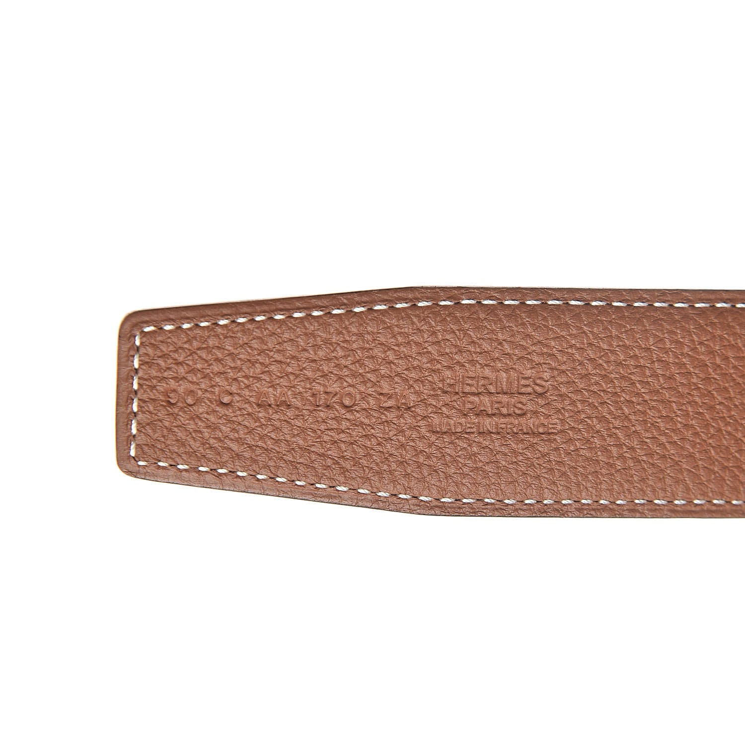 Hermes Box Togo 32mm H Belt 90 Black Gold 6 of 6