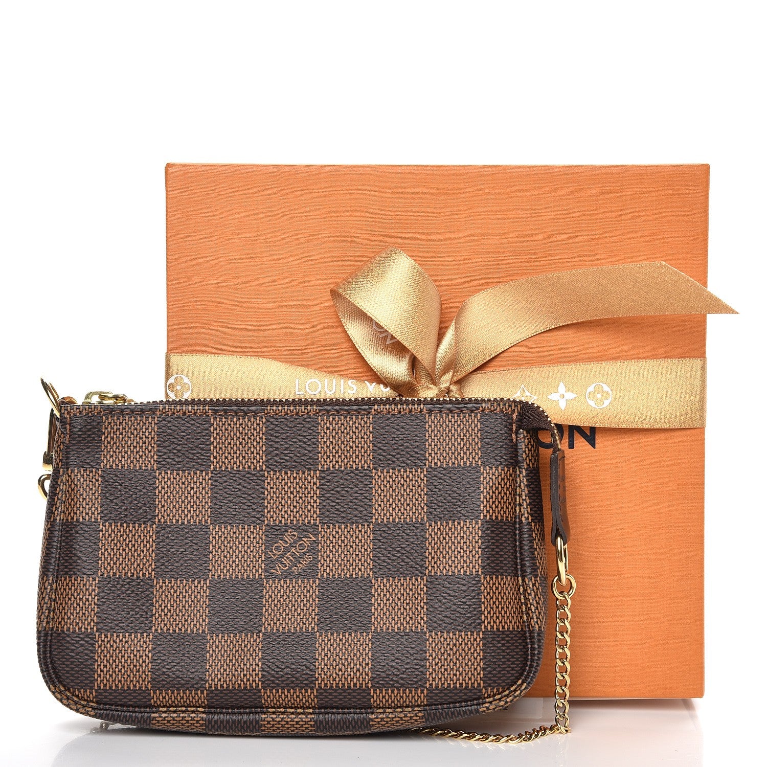 Louis Vuitton Damier Ebene Mini Pochette Accessories 8 of 8