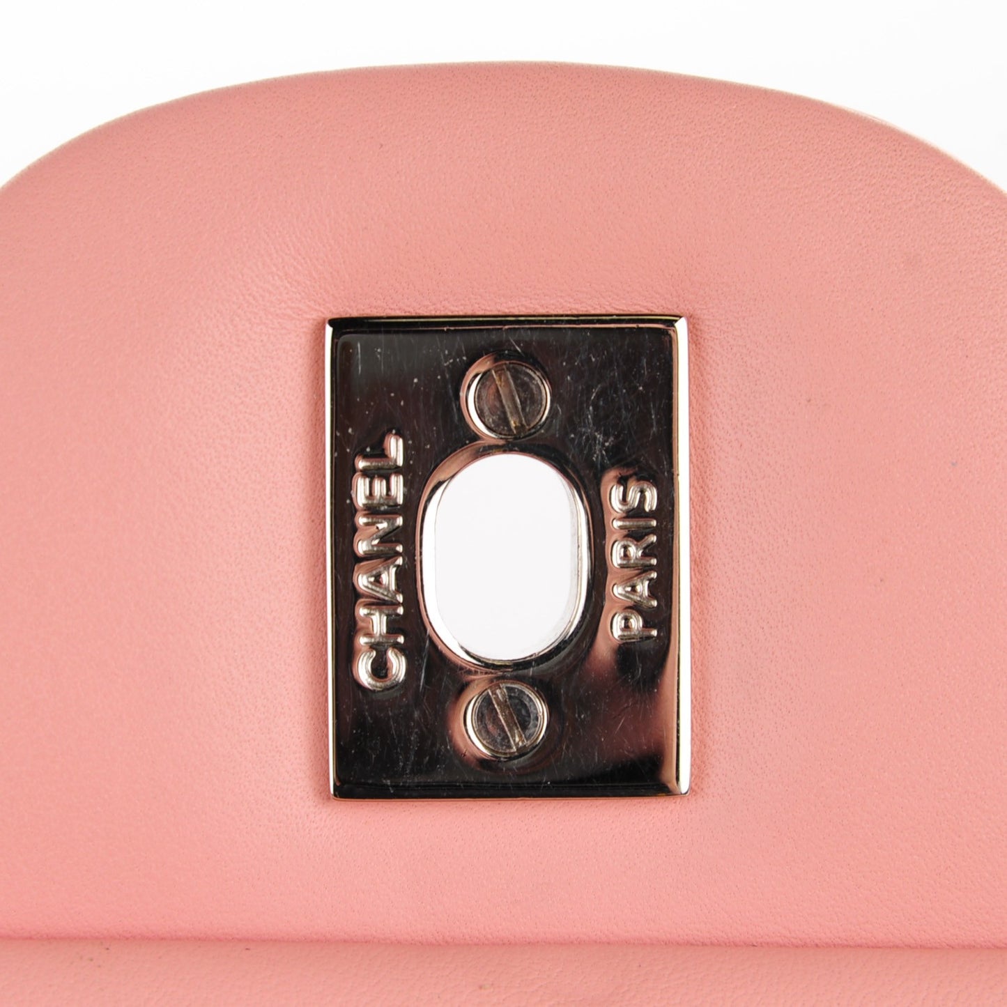Patent Quilted Jumbo Double Flap Pink