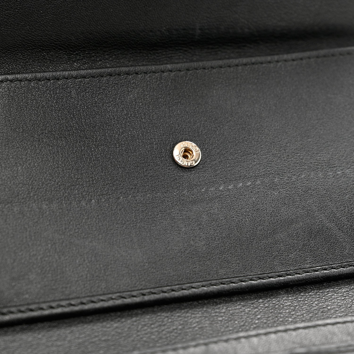 Gucci Guccissima Ladies Web Long Wallet Black 5 of 8