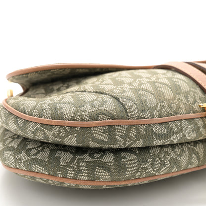 Christian Dior Monogram Saddle Bag Green 9 of 12